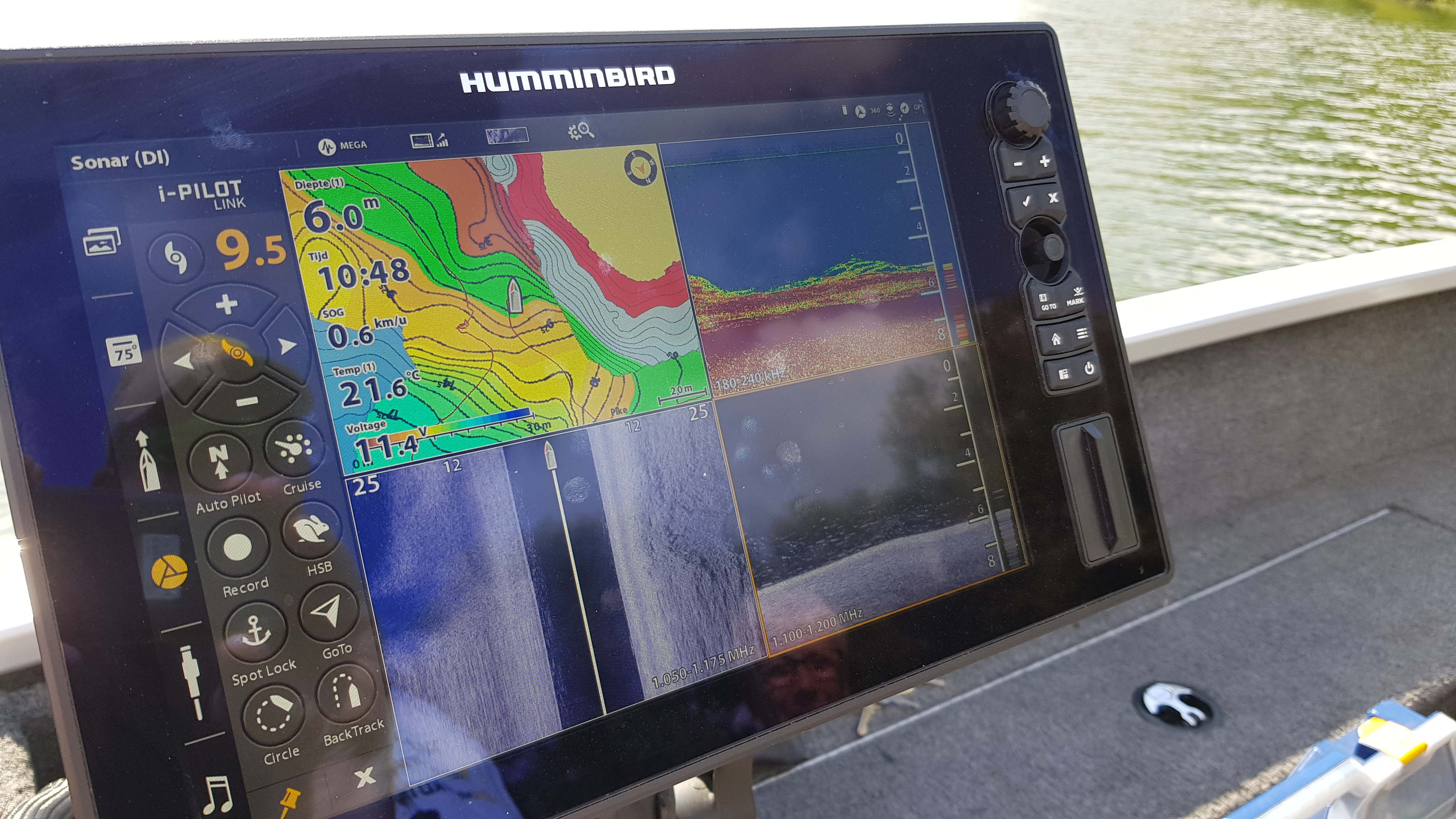 Humminbird Solix traininggeo hydroloog Vitens-Evides