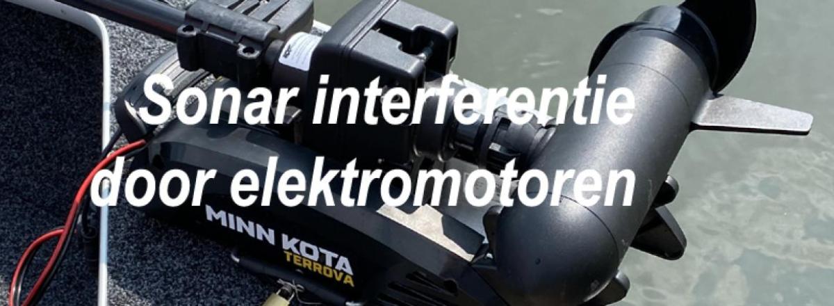 Sonar interferentie door elektromotor (trolling motor): oorzaken en oplossingen