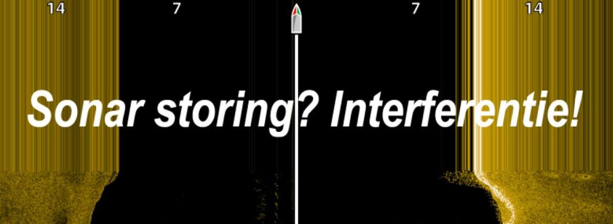 Interferentie in sonarbeeld: storingen tussen sonar beams herkennen en oplossen