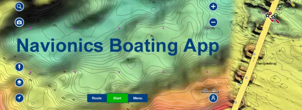 Navionics Boating App met Reliëf Shading – Plan je Vis- en Duikstekken Slim